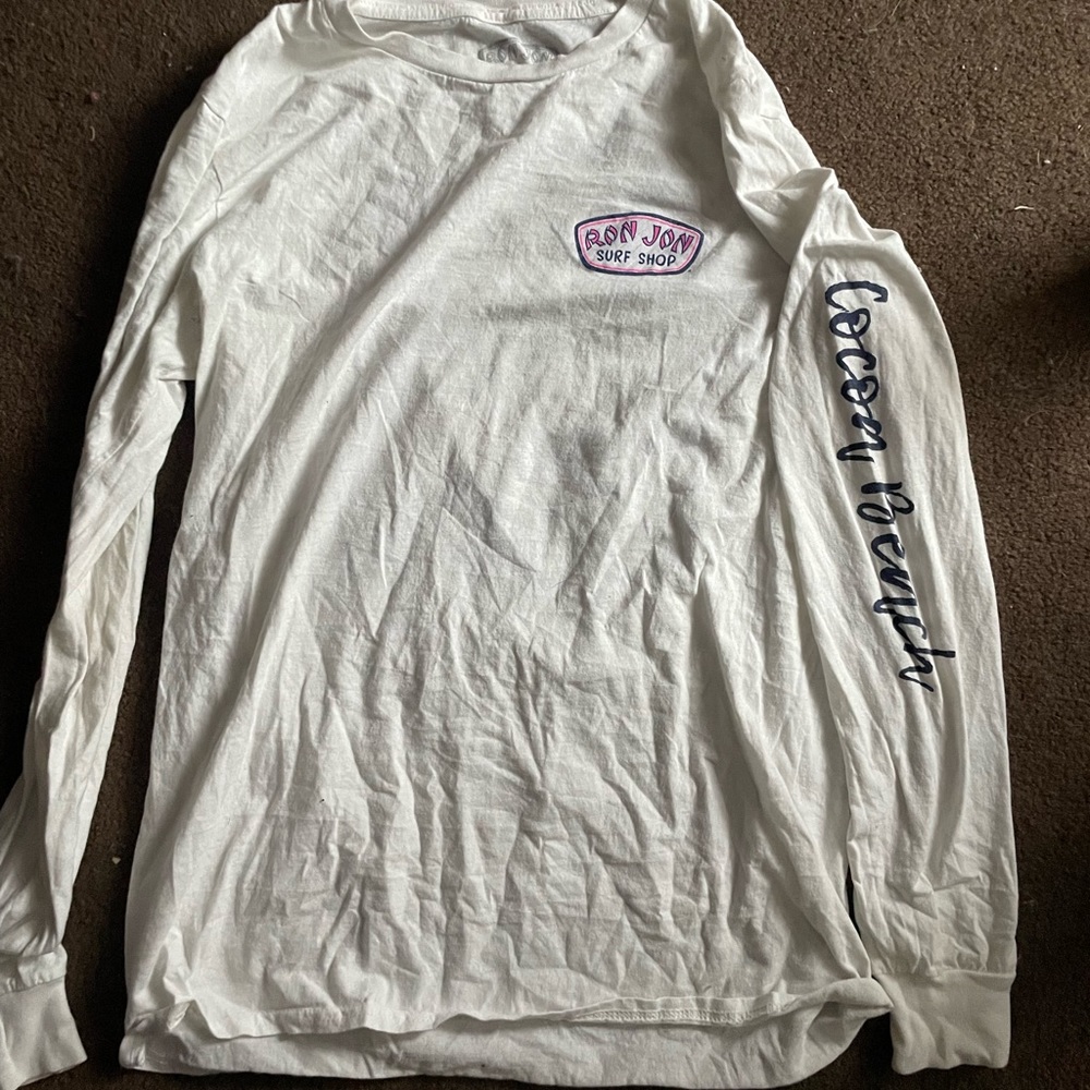 white ronjon longsleeve shirt